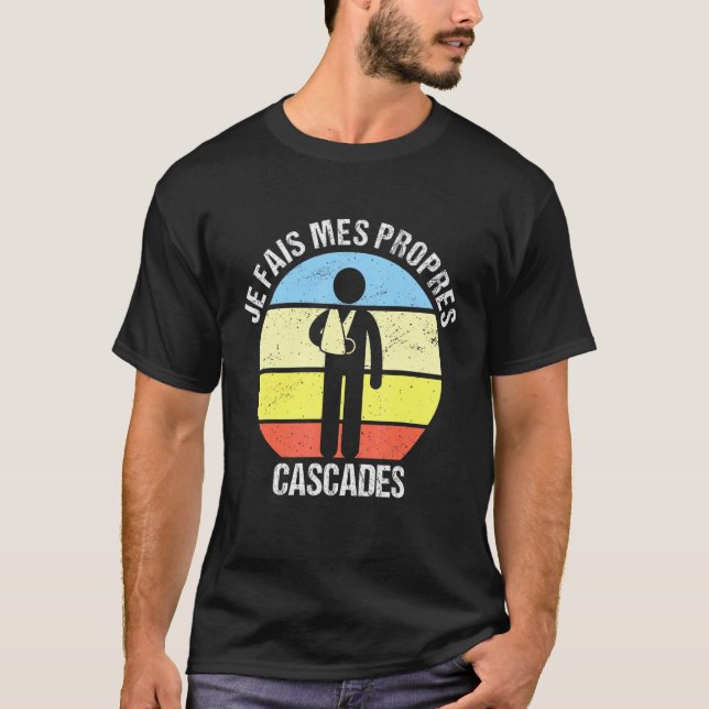 Camiseta Je Fais Mes Próprios Cascata Recuperação do Bon Qu (Frente)