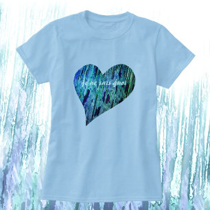 Camiseta Je Ne Sais Quoi Blue Heart Chic T-Shirt