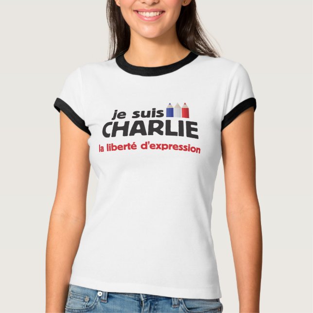 Camiseta je suis Charlie (Frente)