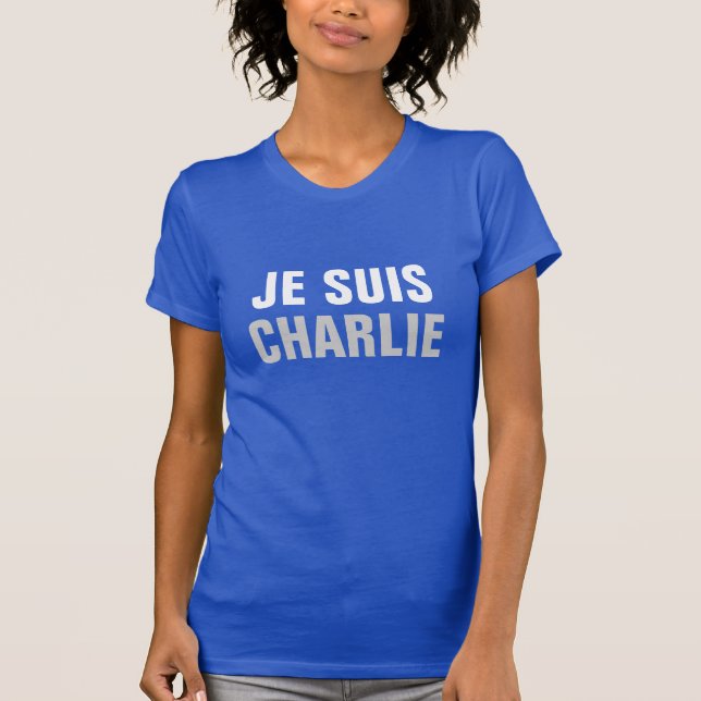 Camiseta Je Suis Charlie, eu sou Charlie (Frente)