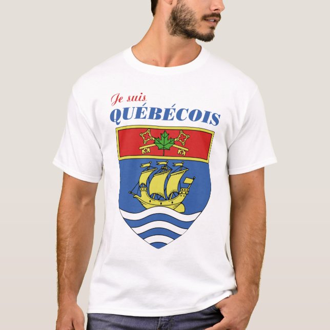 Camiseta Je suis Quebecois (Frente)