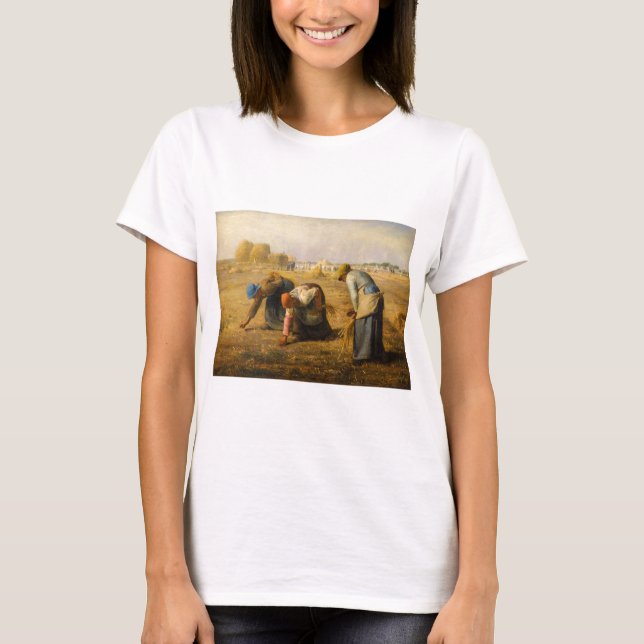 Camiseta Jean-Francois Millet - The Gleaners (Frente)