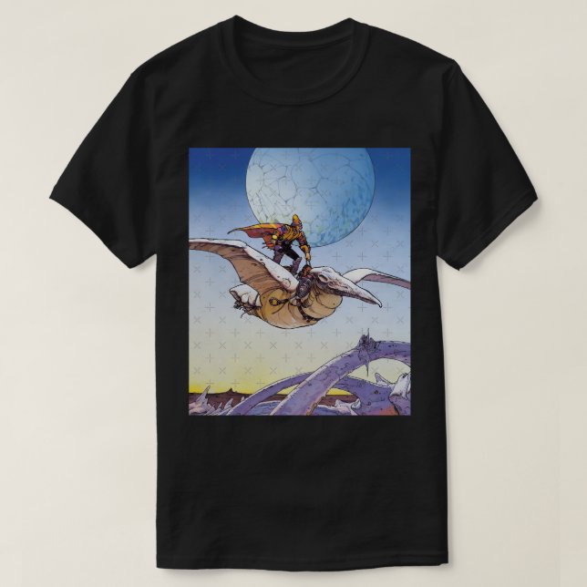 Camiseta Jean Giraud Moebius (Frente do Design)