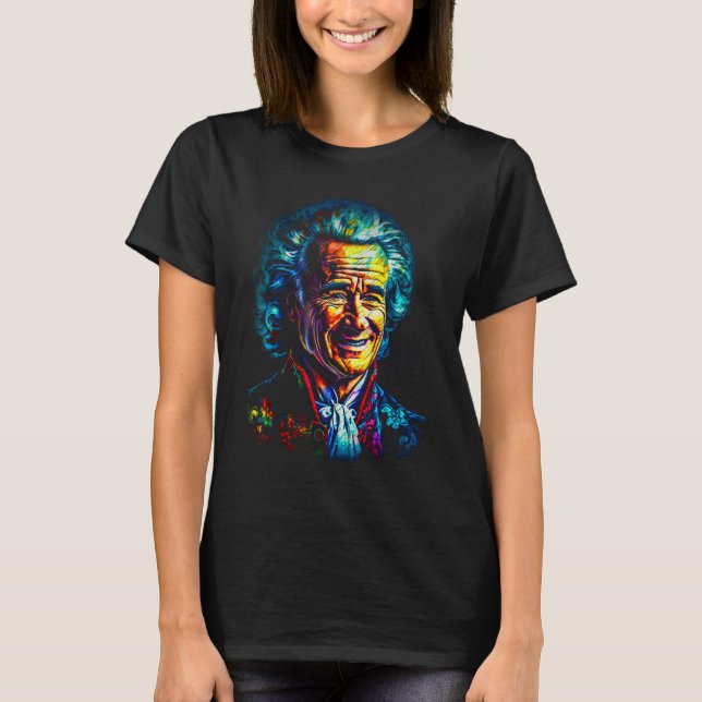 Camiseta Jean Jacques Rousseau Philosopher (Frente)