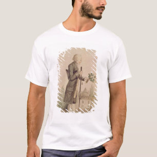 Camiseta Jean-Jacques Rousseau que recolhe ervas