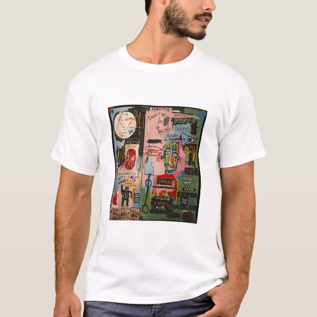 Camiseta Jean Michel Basquiat art style (Frente)