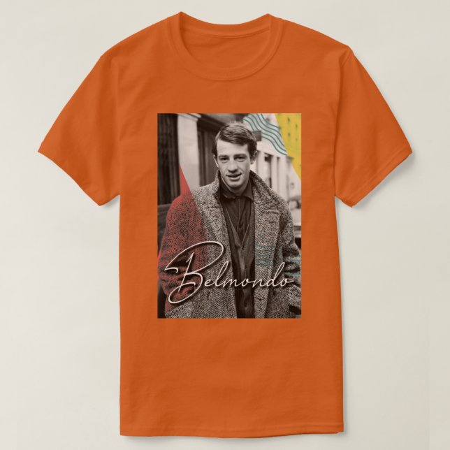 Camiseta Jean Paul Belmondo New Wave Francês (Frente do Design)