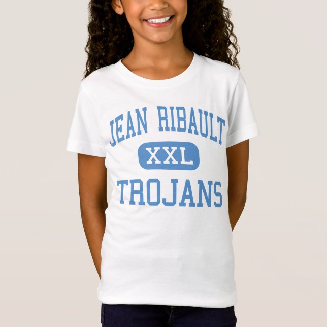 Camiseta Jean Ribault - Trojan - alto - Jacksonville (Frente)
