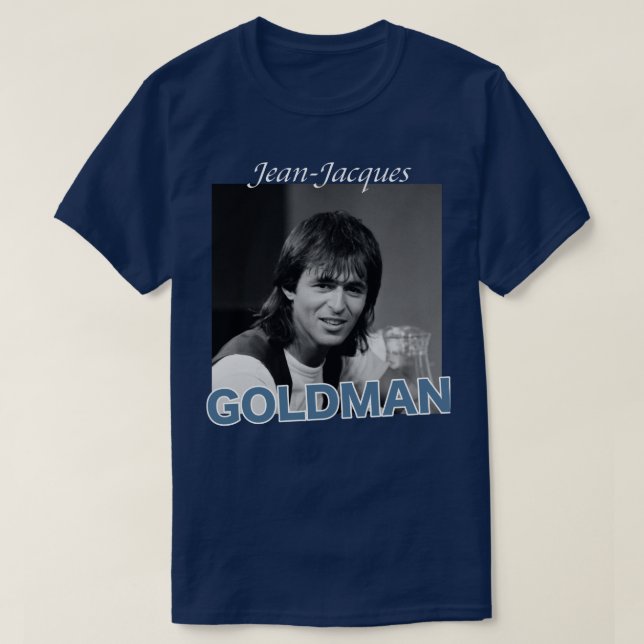 Camiseta JeanJacques Goldman (Frente do Design)