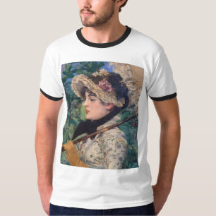 Camiseta Jeanne (Primavera) Por Édouard Manet