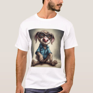 Camiseta jeans animal