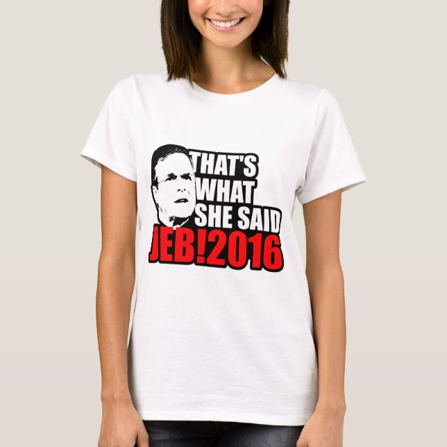 Camiseta Jeb Bush 2016 (Frente)