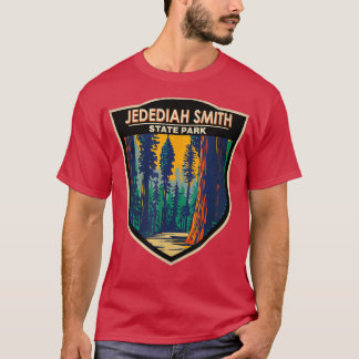 Camiseta Jedediah Smith Redwoods State Park California Badg