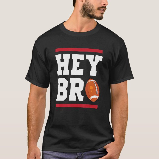 Camiseta Jeden verdammten Sunday American Football Hey Bro (Frente)