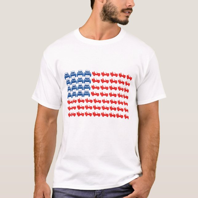 Camiseta Jeep flag tee (Frente)