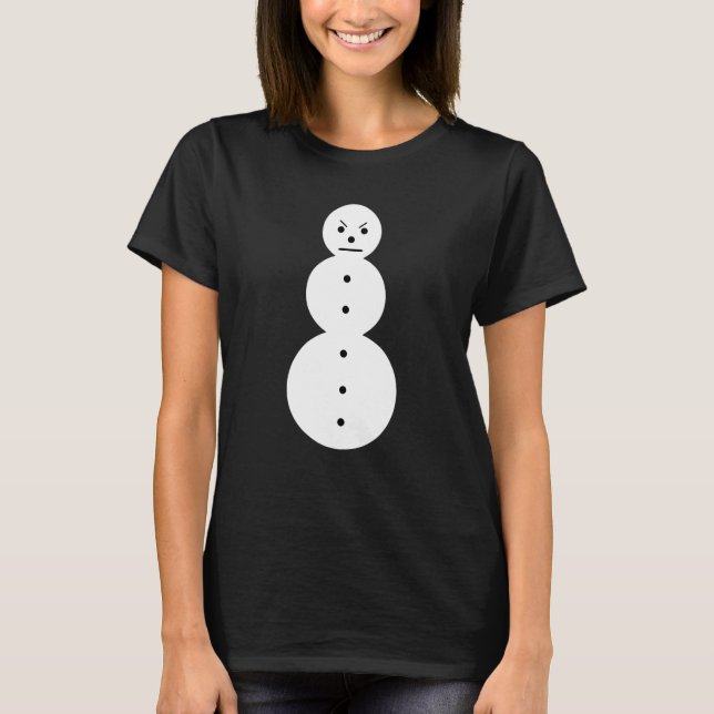 Camiseta Jeezy Snowman Irritado Snowman Jeezy Snowman (Frente)