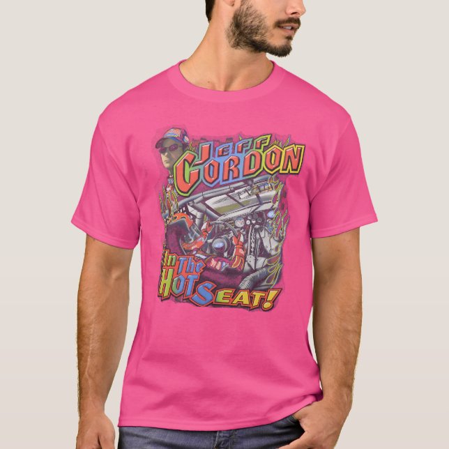 Camiseta Jeff Gordon No Lugar Quente (Frente)