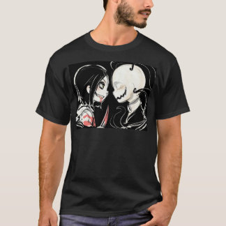 Camiseta Jeff o homem delgado Slenderman de Creepypasta do