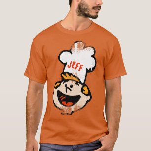 Camiseta Jeff Retro Burger Chef Mascot