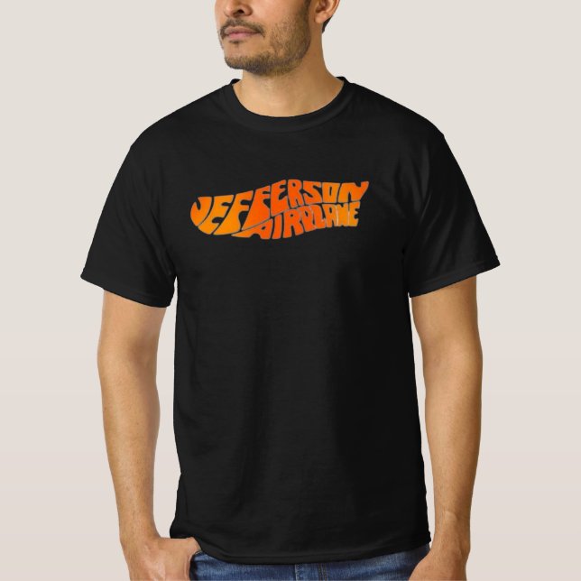 Camiseta Jefferson Airplane band, Jefferson Airplane merch, (Frente)