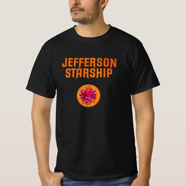 Camiseta Jefferson Airplane band, Jefferson Airplane merch, (Frente)