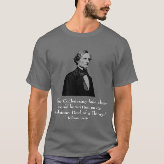 Camiseta Jefferson Davis e citações