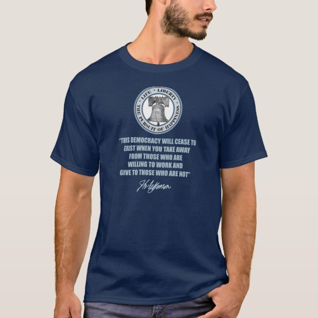 Camiseta Jefferson - Estado do Bem-Estar (Frente)