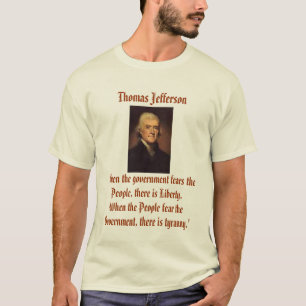 Camiseta Jefferson no t-shirt da tirania