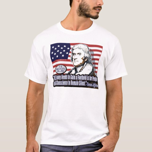 Camiseta Jefferson Tyranny Shirt (Frente)