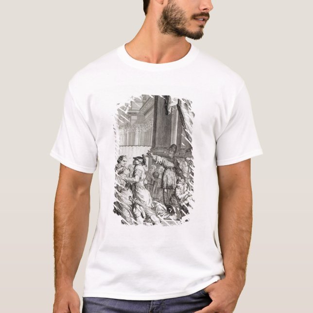 Camiseta Jehoiada, padre alto da proclamação de Jerusalem (Frente)