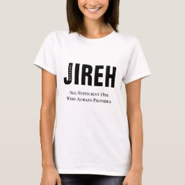 Camiseta Jehovah Jireh, cristão personalizado