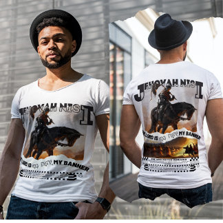 Camiseta Jehovah Nisi: Deus é o meu Banner - Cristão Modern