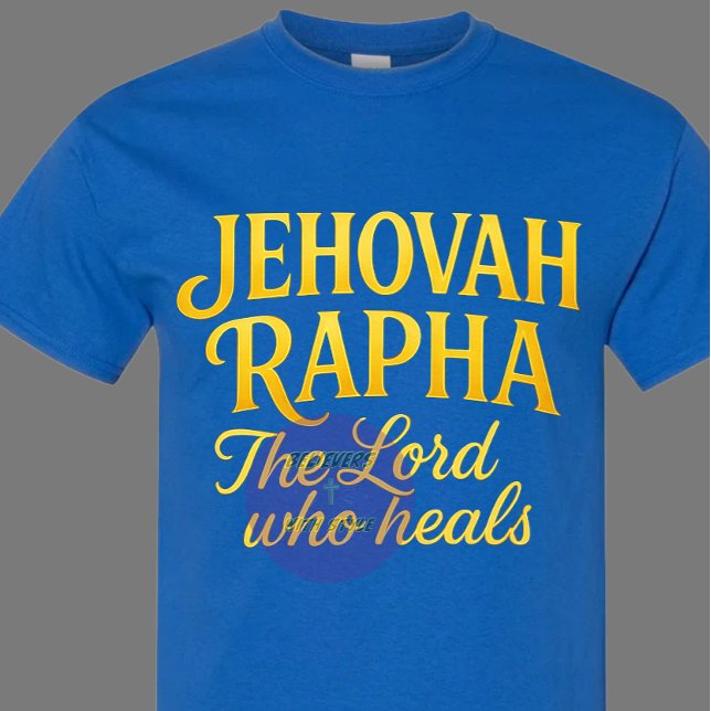 Camiseta Jehovah Rapha - Cristão (Criador carregado)