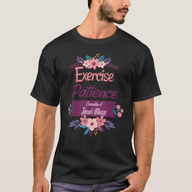 Camiseta Jehovahs Witness 2023 Convention Exercise Patience (Frente)