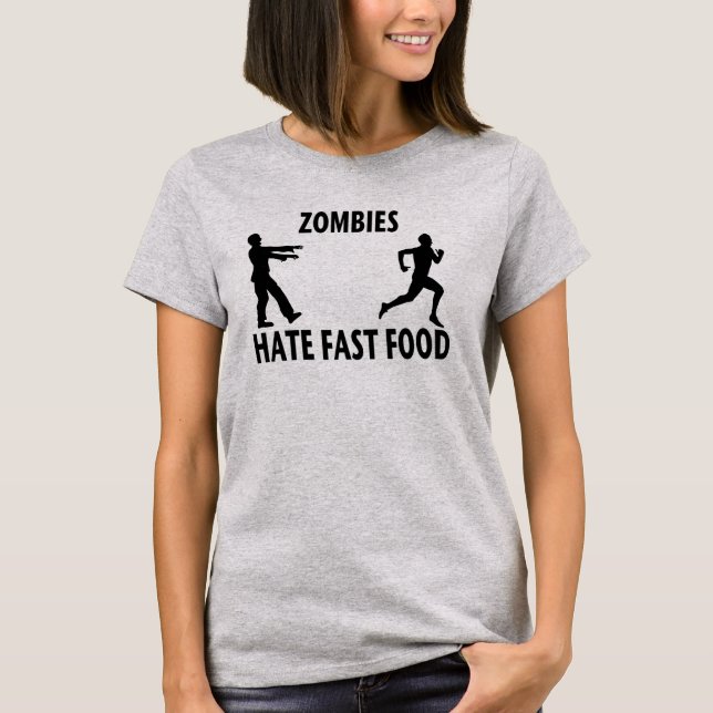 Camiseta Jejua a comida (do zombi) (Frente)