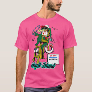Camiseta Jekyll Island Georgia Alligator Life Guarda Engra