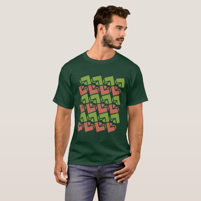 Camiseta Jella/t-shirt escuro básico dos homens (Frente Completa)