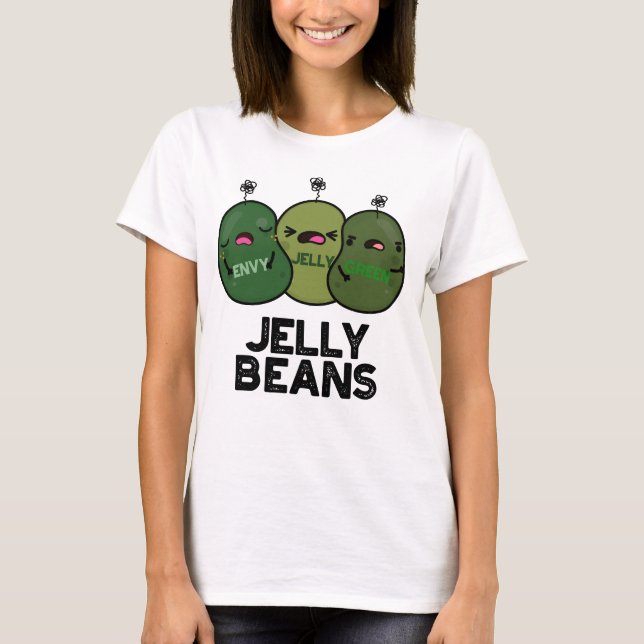 Camiseta Jelly Beans Engraçados Candy Candy Pun (Frente)