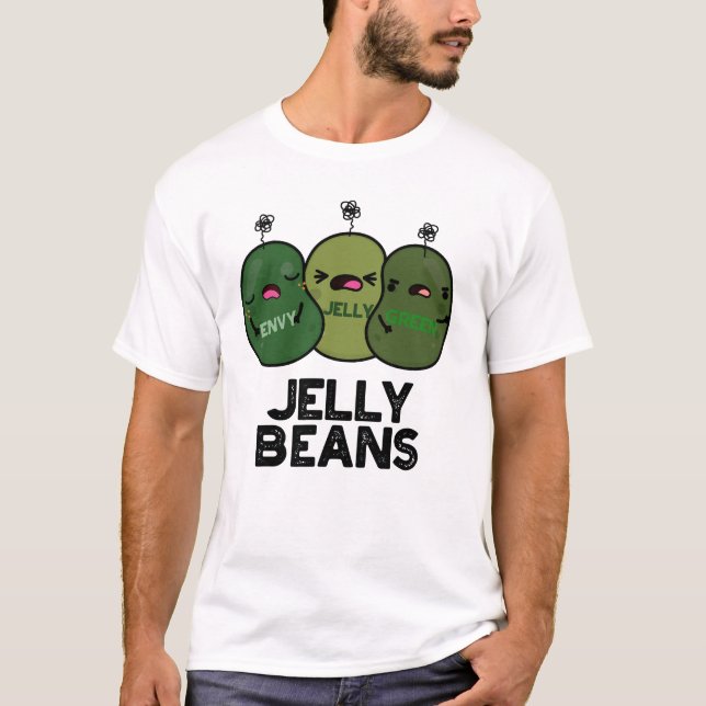 Camiseta Jelly Beans Engraçados Candy Candy Pun (Frente)