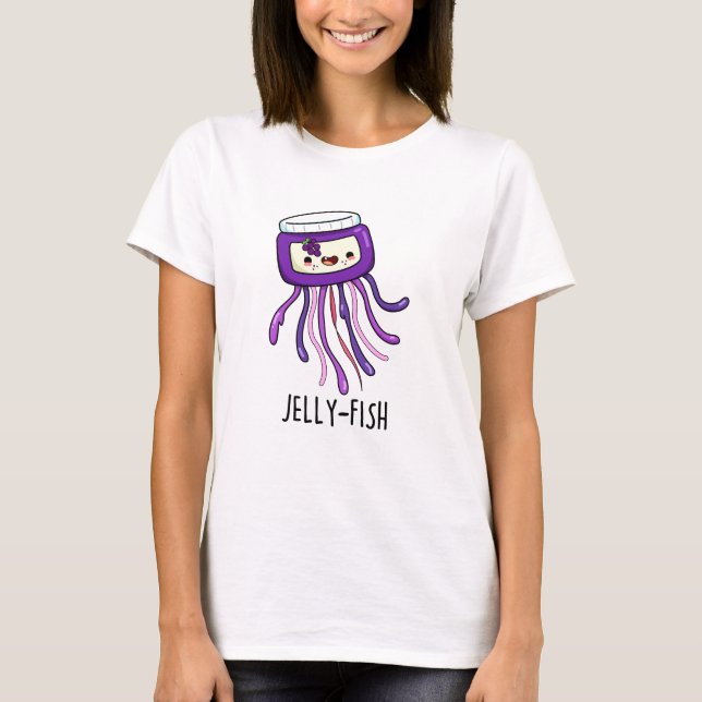 Camiseta Jelly Jar Pun Engraçado Jelly (Frente)