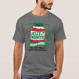Camiseta Jelly-Of-The-Month-Club-Oficial-Membro Funny Holi