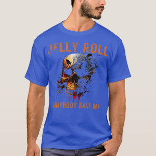 Camiseta Jelly Role Alguém Me Salve Laranja Letras Rough S