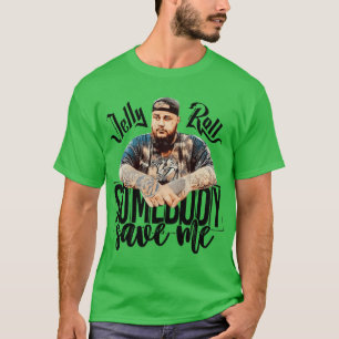 Camiseta Jelly Roll Alguém Me Salve Garoto Vintage