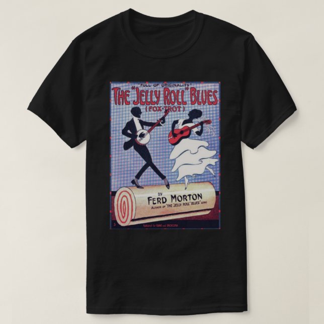 Camiseta Jelly Roll Blues (Frente do Design)
