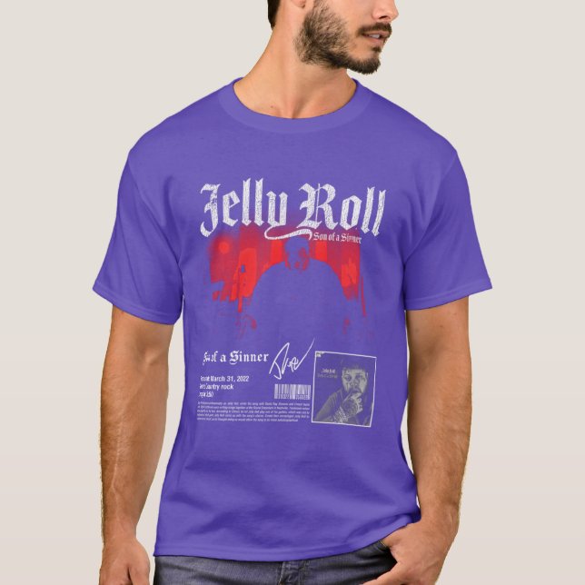 Camiseta Jelly Roll Vintage boy gift (Frente)