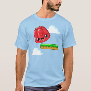 Camiseta Jelly Vermelha Saltitante - Salto Feliz
