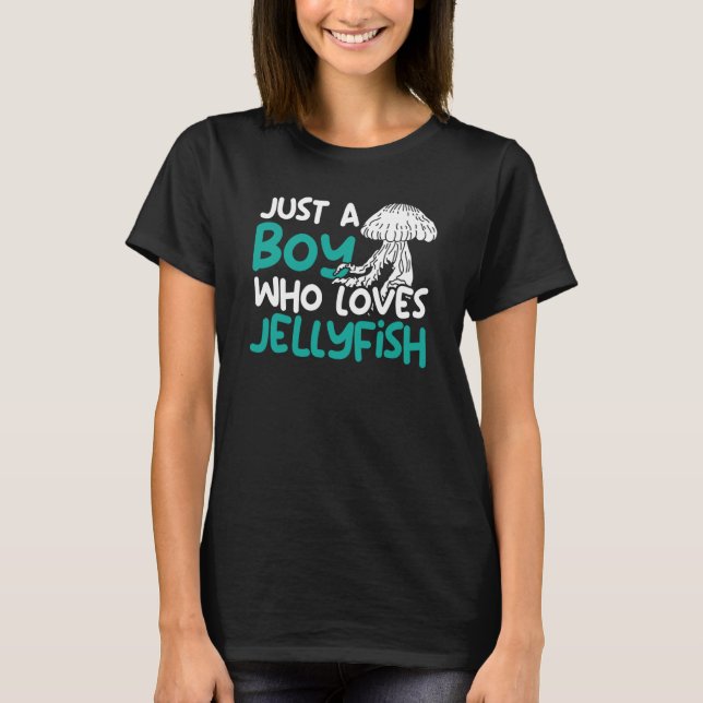 Camiseta Jellyfish Boy Jelly Fish Aquarium Marine Biology J (Frente)
