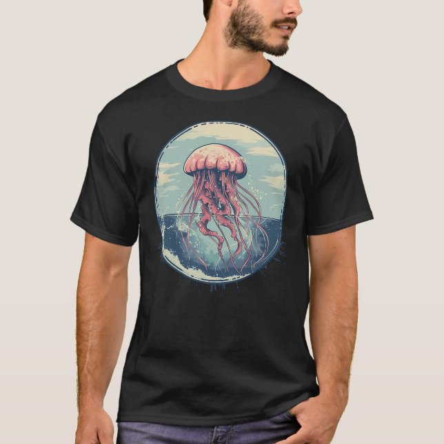 Camiseta Jellyfish Marine Mammal Sea Ocean Jellyfish Ocean  (Frente)