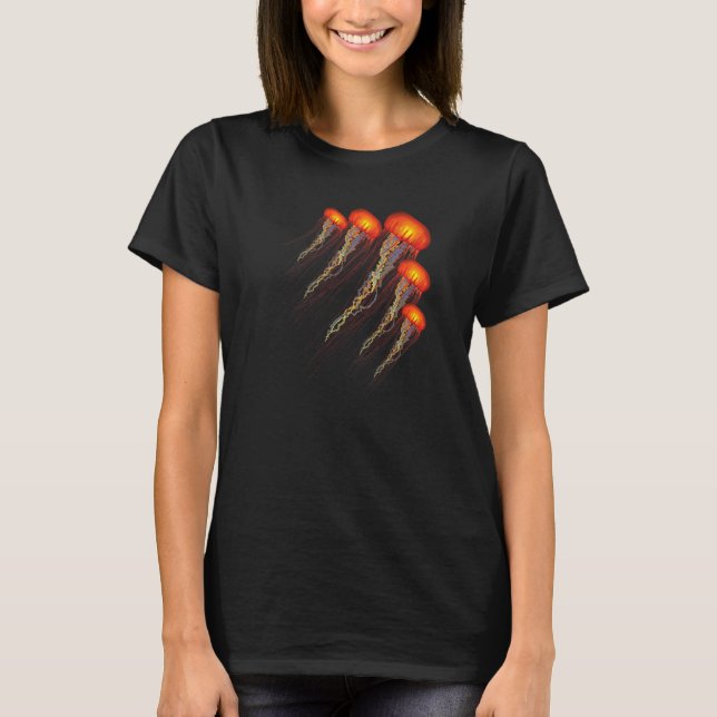 Camiseta Jellyfish sea ocean Marine   graphic (Frente)