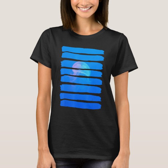 Camiseta Jellyfish Underwater Ocean Sea Nature Animal Leisu (Frente)